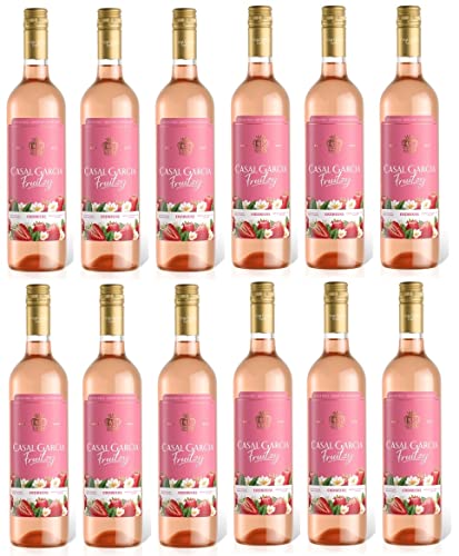 12x 0,75l - Casal Garcia - Fruitzy - Erdbeere - Portugal - aromatisiertes weinhaltiges Getränk - süß 12x 0,75l - Casal Garcia - Fruitzy - Erdbeere - Portugal - aromatisiertes weinhaltiges Getränk - süß von Casal Garcia