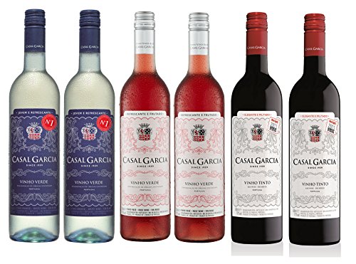 Casal Garcia Probierset Vinho Verde Weiß, Rosé, Rot 6 x 0,75l Casal Garcia Probierset Vinho Verde Weiß, Rosé, Rot 6 x 0,75l von Casal Garcia