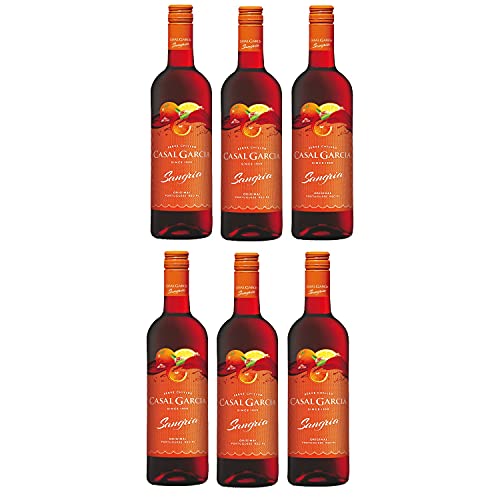 Casal Garcia Sangria Red Sommerwein Süß Portugal I FeinWert Paket (6 x 0,75l) von CasalGarcia