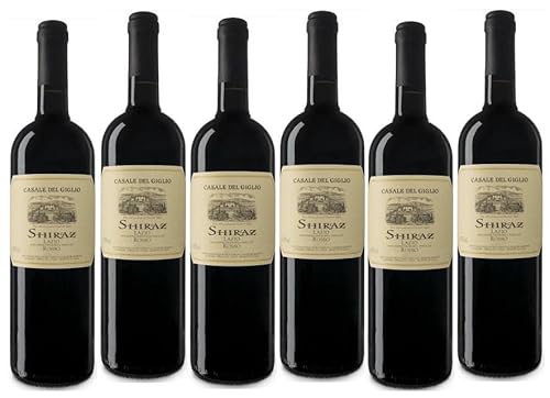 CASALE DEL GIGLIO SHIRAZ 2022 VINO ROSSO LAZIO IGT IGP 75 CL 6 FLASCHEN CASALE DEL GIGLIO SHIRAZ 2022 VINO ROSSO LAZIO IGT IGP 75 CL 6 FLASCHEN von Casale del Giglio