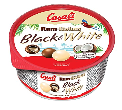Casali Rum-Kokos Dragees Black & White, 300 Gramm Dose Casali Rum-Kokos Dragees Black & White, 300 Gramm Dose von Casali