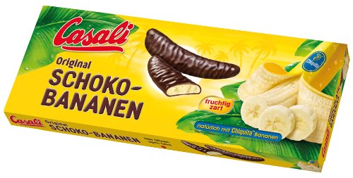 Casali Schoko-Bananen, 24 Stück - 300gr - 2x von Casali