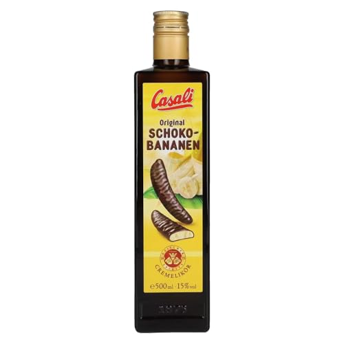 Casali Schoko-Bananen Likör 15,00% 0,50 Liter von Casali