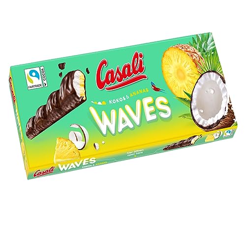 Casali Waves Kokos-Ananas-Schaum mit Schokoladenüberzug 250g Casali Waves Kokos-Ananas-Schaum mit Schokoladenüberzug 250g von Casali