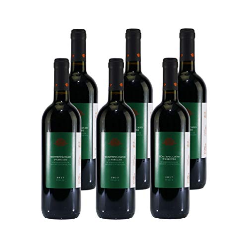 Montepulciano D'Abruzzo DOC - Italienischer Rotwein trocken (6 x 0,75L) von Casalina di Siziano