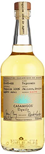 Casamigos Reposado Premium Tequila - aus 100 Prozent Agave, kreiert von George Clooney und Rande Gerb, handverlesen aus Mexiko, 40% vol, 700ml Einzelflasch von Casamigos