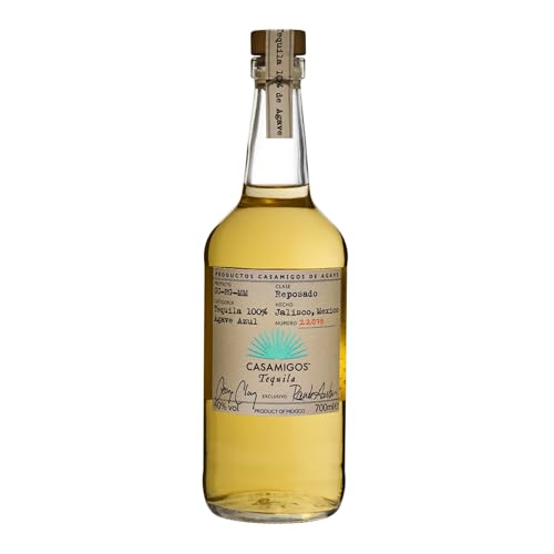 Casamigos Reposado Premium Tequila - aus 100 Prozent Agave, kreiert von George Clooney und Rande Gerb, handverlesen aus Mexiko, 40% vol, 700ml Einzelflasch Casamigos Reposado Premium Tequila - aus 100 Prozent Agave, kreiert von George Clooney und Rande Gerb, handverlesen aus Mexiko, 40% vol, 700ml Einzelflasch von Casamigos