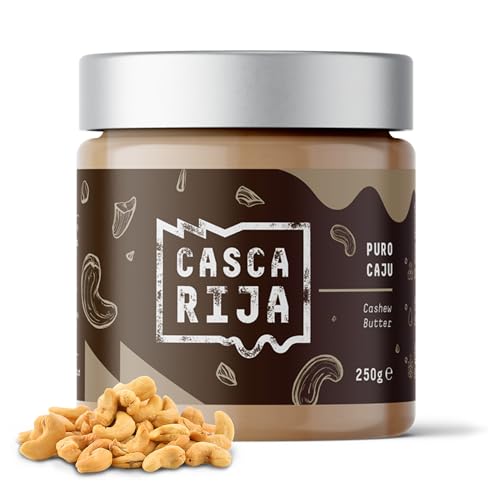 CASCA RIJA: Cashewbutter 250g | 99,8% Geröstete Cashewnüsse + 0,01% Gemahlener Zimt + 0,01% Ingwerpulver | 100% Natürlich und Cremig, ohne Cashewstücke CASCA RIJA: Cashewbutter 250g | 99,8% Geröstete Cashewnüsse + 0,01% Gemahlener Zimt + 0,01% Ingwerpulver | 100% Natürlich und Cremig, ohne Cashewstücke von Casca Rija