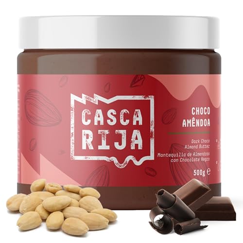 CASCA RIJA: Dunkle Schokoladen-Mandelbutter 500g | 89,8% geröstete Mandeln + 10% dunkle Schokolade + 0,01% gemahlener Zimt + 0,01% Gemgibre-Pulver CASCA RIJA: Dunkle Schokoladen-Mandelbutter 500g | 89,8% geröstete Mandeln + 10% dunkle Schokolade + 0,01% gemahlener Zimt + 0,01% Gemgibre-Pulver von Casca Rija