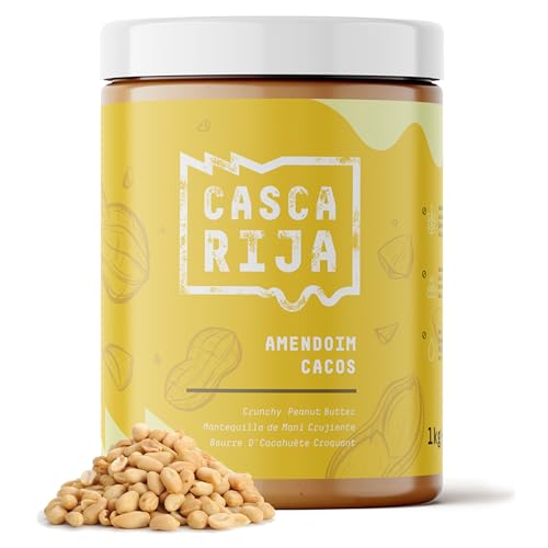 CASCA RIJA: Knusprige Erdnussbutter 1 kg | 99,8% Geröstete Erdnüsse + 0,01% Gemahlener Zimt + 0,01% Ingwerpulver | 100% Natürlich mit Gerösteten Erdnussstücken CASCA RIJA: Knusprige Erdnussbutter 1 kg | 99,8% Geröstete Erdnüsse + 0,01% Gemahlener Zimt + 0,01% Ingwerpulver | 100% Natürlich mit Gerösteten Erdnussstücken von Casca Rija