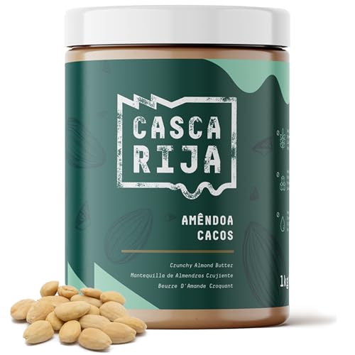 CASCA RIJA: Knusprige Mandelbutter 1 kg | 99,8% Geröstete Mandeln + 0,01% Gemahlener Zimt + 0,01% Gemgibre-Pulver | 100% Natürlich mit Gerösteten Mandelstücken CASCA RIJA: Knusprige Mandelbutter 1 kg | 99,8% Geröstete Mandeln + 0,01% Gemahlener Zimt + 0,01% Gemgibre-Pulver | 100% Natürlich mit Gerösteten Mandelstücken von Casca Rija