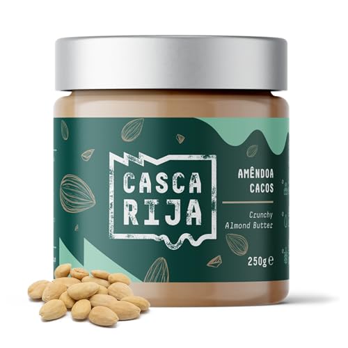CASCA RIJA: Knusprige Mandelbutter 250g | 99,8% Geröstete Mandeln + 0,01% Gemahlener Zimt + 0,01% Gemgibre-Pulver | 100% Natürlich mit Gerösteten Mandelstücken CASCA RIJA: Knusprige Mandelbutter 250g | 99,8% Geröstete Mandeln + 0,01% Gemahlener Zimt + 0,01% Gemgibre-Pulver | 100% Natürlich mit Gerösteten Mandelstücken von Casca Rija