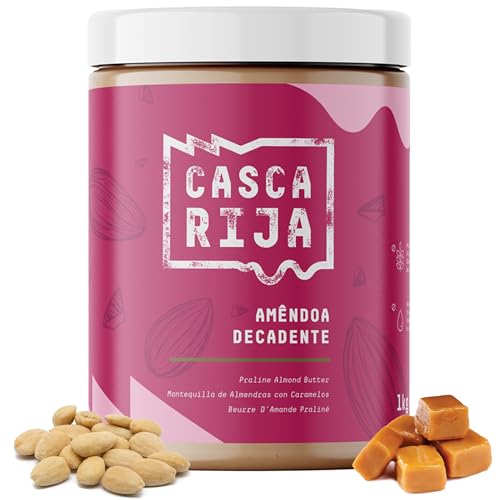 CASCA RIJA: Mandelbutter mit Praline 1 kg | Mit 0,01% Gemahlenem Zimt + 0,01% Gemgibre-Pulver | 100% Cremig mit Karamellisierten Mandelstücken, Vegan CASCA RIJA: Mandelbutter mit Praline 1 kg | Mit 0,01% Gemahlenem Zimt + 0,01% Gemgibre-Pulver | 100% Cremig mit Karamellisierten Mandelstücken, Vegan von Casca Rija