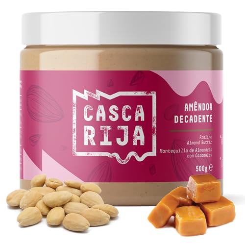 CASCA RIJA: Mandelbutter mit Praline 500g | Mit 0,01% Gemahlenem Zimt + 0,01% Gemgibre-Pulver | 100% Cremig mit Karamellisierten Mandelstücken, Vegan CASCA RIJA: Mandelbutter mit Praline 500g | Mit 0,01% Gemahlenem Zimt + 0,01% Gemgibre-Pulver | 100% Cremig mit Karamellisierten Mandelstücken, Vegan von Casca Rija
