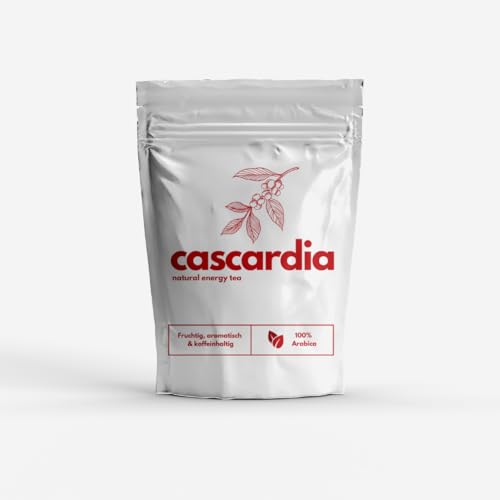 Cascara Kaffeekirschentee – Reich an Antioxidantien, Vitaminen & Superfood-Eigenschaften | Fruchtiger Tee mit Natürlichem Koffein für Energie & Erfrischung (125g) | Perfekte Kaffeealternative von Cascardia natural energy tea
