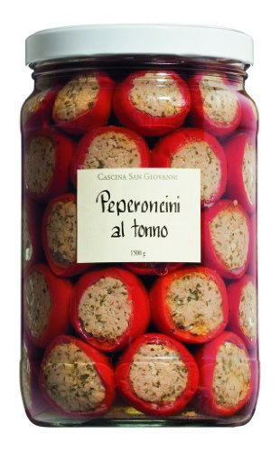 Cascina San Giovanni Peperoncini farciti / Kirschpaprika, gefüllt 1.500 gr. Cascina San Giovanni Peperoncini farciti / Kirschpaprika, gefüllt 1.500 gr. von Cascina San Giovanni