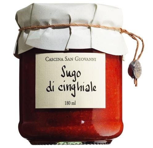 Cascina San Giovanni Sugo cinghiale (Wildschweinsauce), 180ml von Cascina San Giovanni