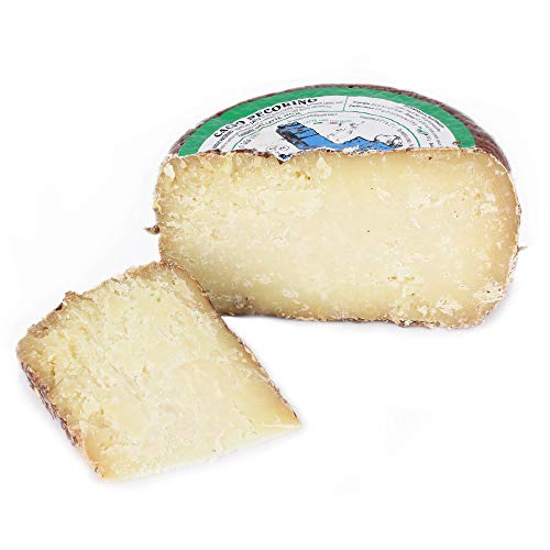 Ganzer Käselaib 1,2 kg - PECORINO TOSCANO DOP aus CASENTINO - 4 MONATE gereift - Käse aus BERGSCHAFMILCH - Direkt aus Italien von Caseificio del Casentino
