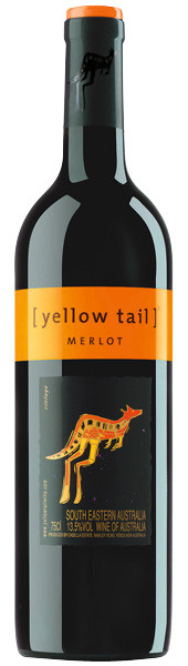 Yellow tail Merlot Rotwein trocken 0,75 l von Casella Wines
