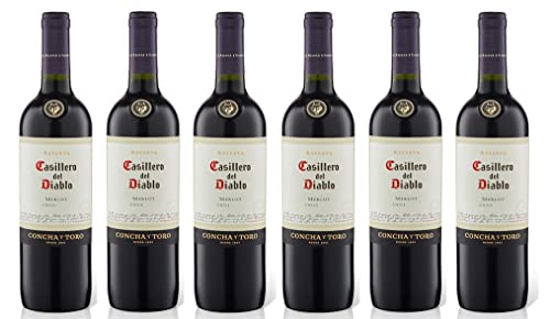 6x 0,75l - Casillero del Diablo - Merlot - Valle del Rapel D.O. - Chile - Rotwein trocken 6x 0,75l - Casillero del Diablo - Merlot - Valle del Rapel D.O. - Chile - Rotwein trocken von Casillero del Diablo
