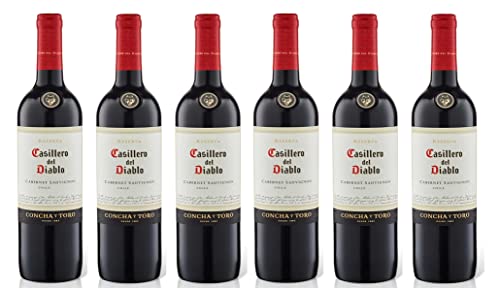 6x 0,75l - Casillero del Diablo - Cabernet Sauvignon - Valle del Rapel D.O. - Chile - Rotwein trocken von Casillero del Diablo