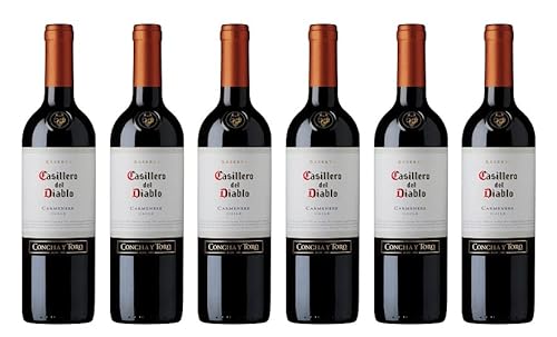 6x 0,75l - Casillero del Diablo - Carménère - Valle del Rapel D.O. - Chile - Rotwein trocken 6x 0,75l - Casillero del Diablo - Carménère - Valle del Rapel D.O. - Chile - Rotwein trocken von Casillero del Diablo