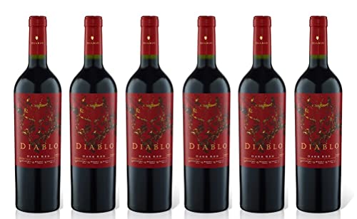 6x 0,75l - Casillero del Diablo - Diablo - Dark Red - Valle del Maule D.O. - Chile - Rotwein halbtrocken von Casillero del Diablo