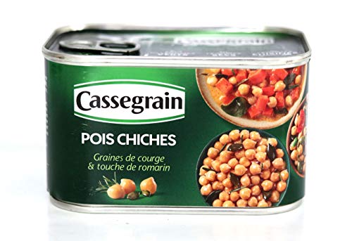 Cassegrain Dose mit Erbsen, Kürbiskerne, Kichererbsen und einem Hauch von Rosmarin Füllgewicht 400g. ATG/265g. Cassegrain Dose mit Erbsen, Kürbiskerne, Kichererbsen und einem Hauch von Rosmarin Füllgewicht 400g. ATG/265g. von Cassegrain