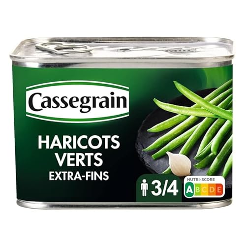 Cassegrain - Extra Fine grüne Bohnen und Cuilles Ranged Hand 390g - Lot De 4 - Preis pro Los - Schnelle Lieferung von Cassegrain