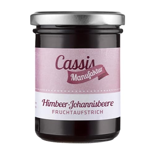 Cassismanufaktur | Fruchtaufstrich Himbeer-Johannisbeere | köstliche Kombination aus reifen Früchten | 220g Cassismanufaktur | Fruchtaufstrich Himbeer-Johannisbeere | köstliche Kombination aus reifen Früchten | 220g von Cassismanufaktur