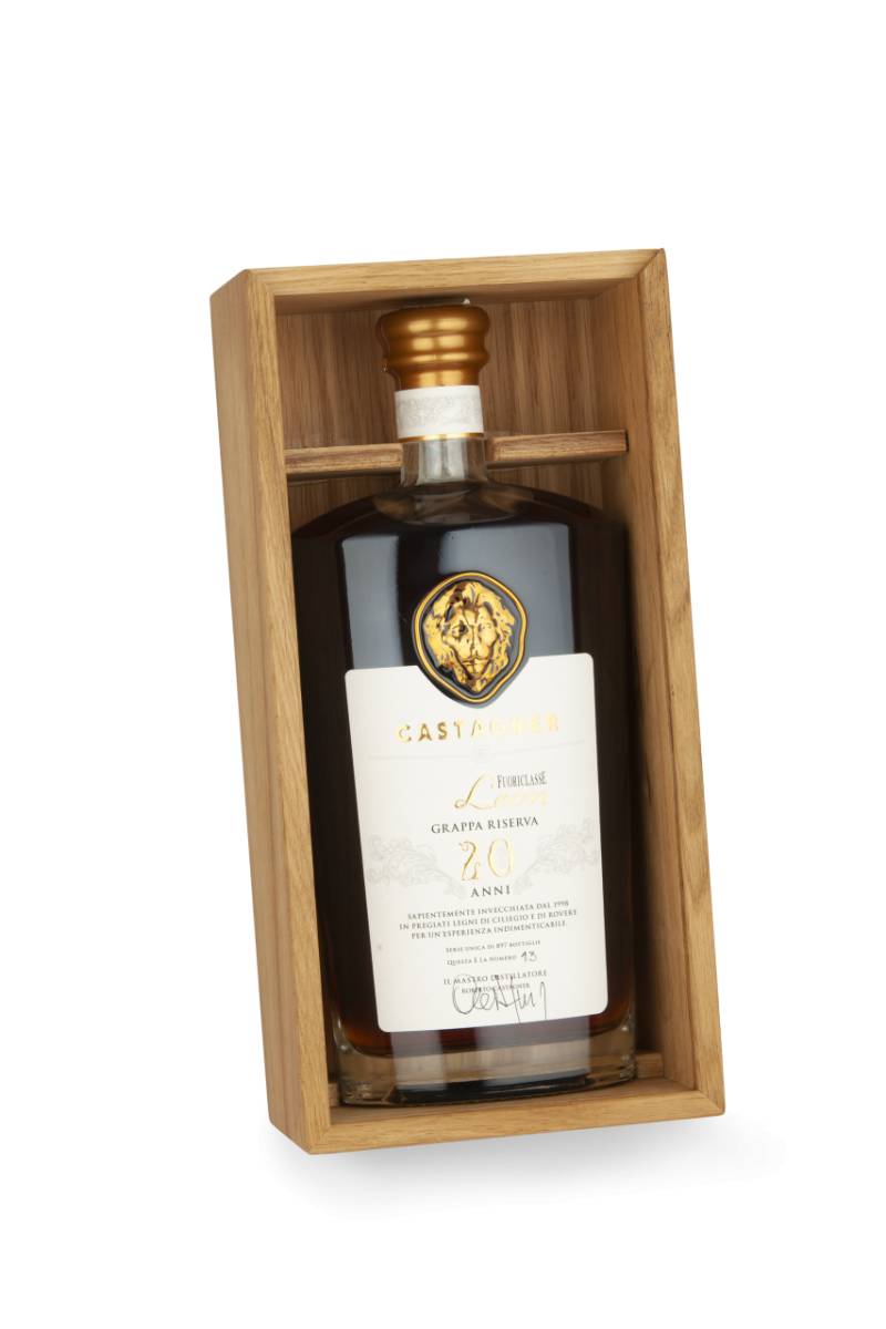 Castagner Grappa Fuoriclasse Leon Riserva 20 anni 0,7 l von Castagner Grappa