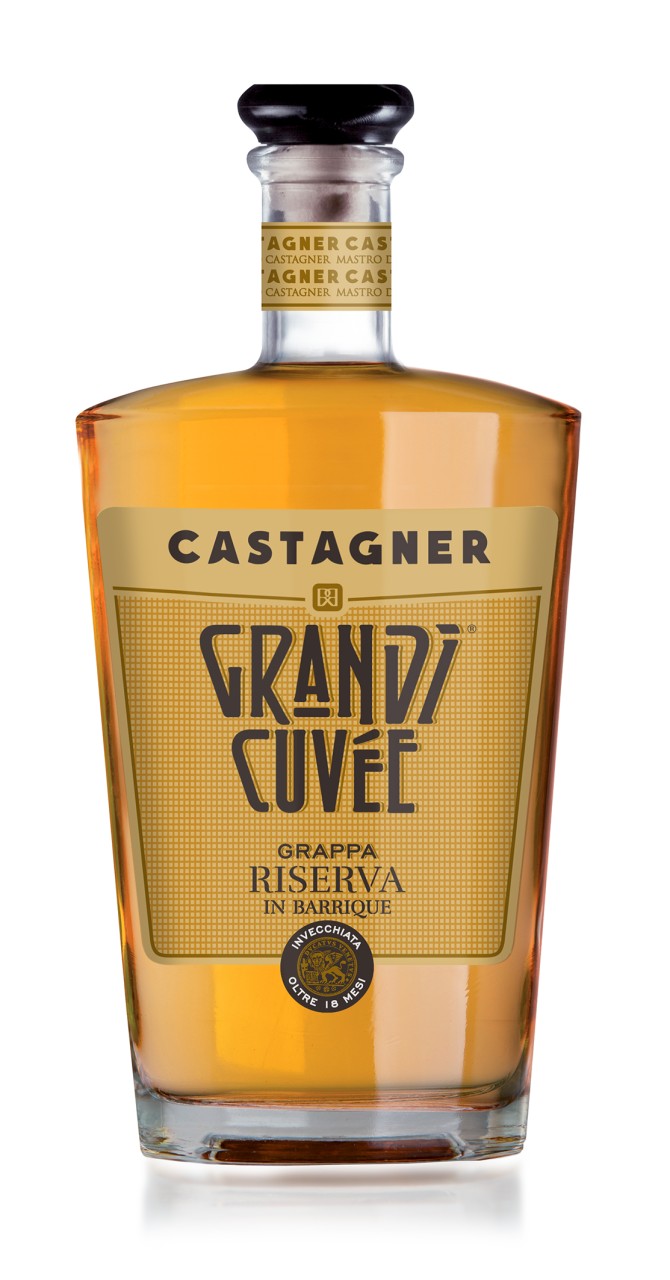 Castagner Grappa Grandi Cuvee Riserva in Barrique 0,5 l von Castagner Grappa