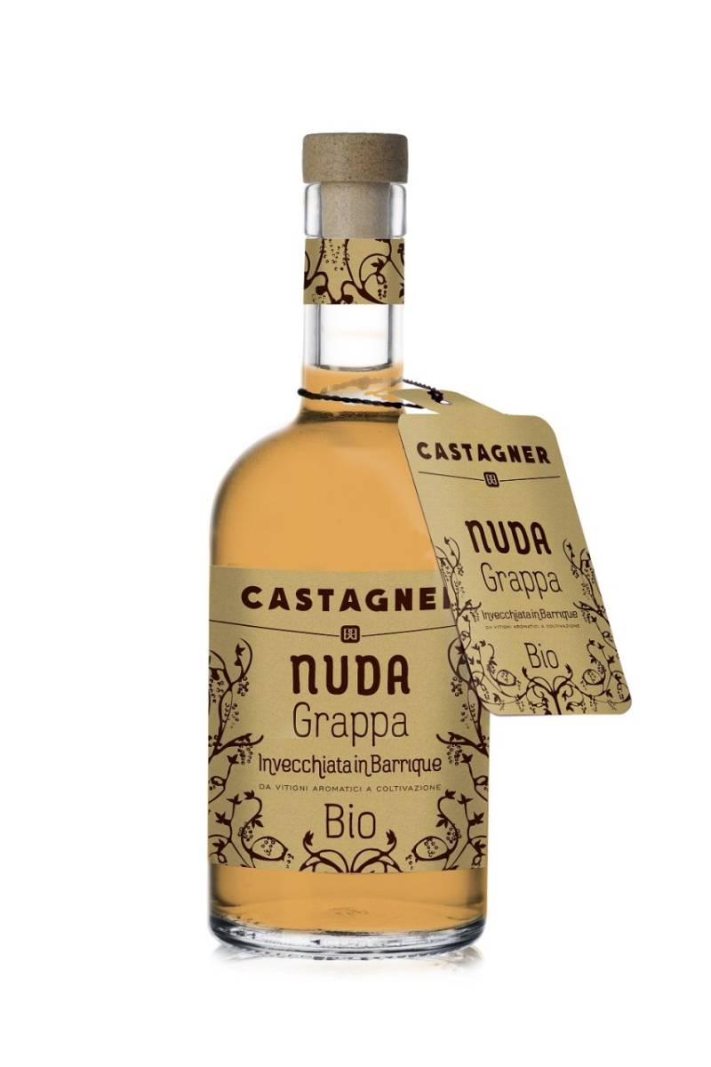 Castagner BIO Grappa Nuda Barrique 0,5 l von Castagner Grappa