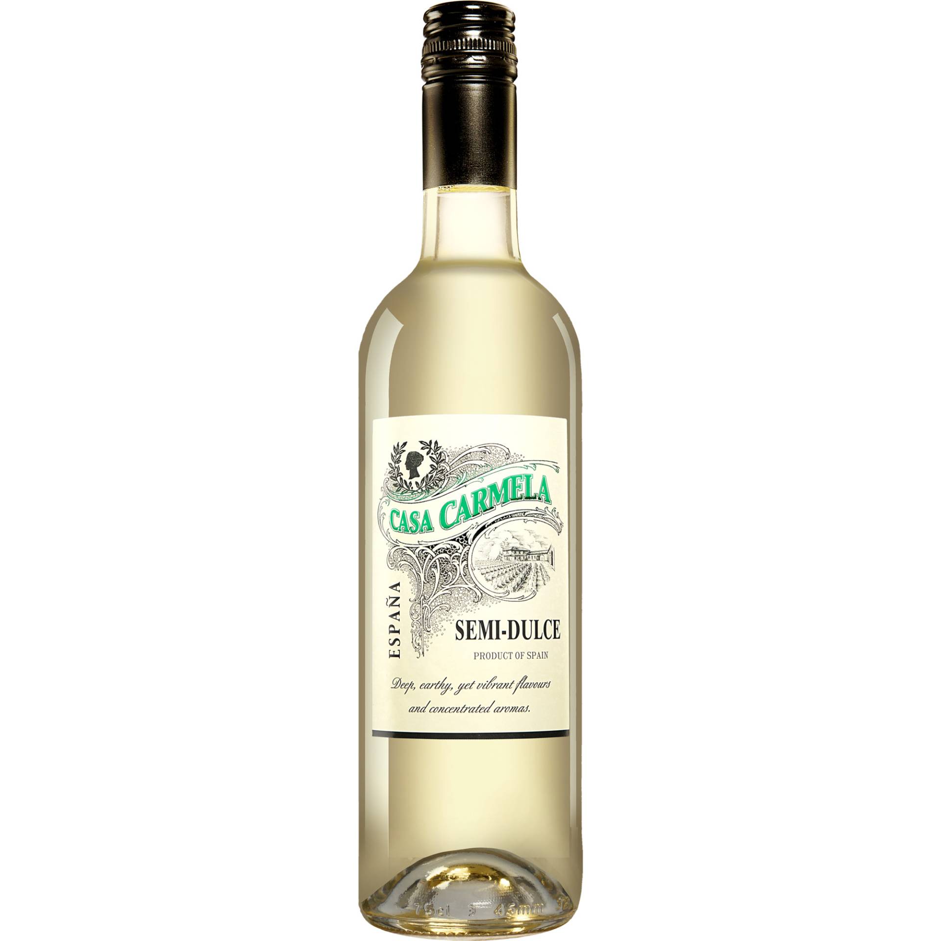 Casa Carmela Blanco Semi-Dulce 2023  0.75L 11% Vol. Weißwein Lieblich aus Spanien von Castaño