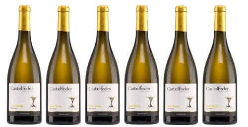 6x 0,75l - Castelfeder - Vom Stein - Pinot Bianco - Alto Adige D.O.P. - Südtirol - Italien - Weißwein trocken von Castelfeder