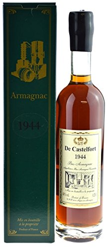 Rarität: Armagnac De Castelfort 0,2l Jahrgang 1944 inkl. Geschenkkarton von Castelfort