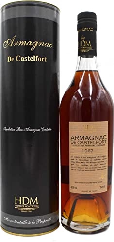Rarität: Armagnac De Castelfort 0,7l Jahrgang 1967 inklusive Geschenkdose von Castelfort