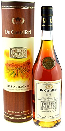 Rarität: Armagnac De Castelfort 0,7l Jahrgang 1977 inkl. Geschenkdose von Castelfort