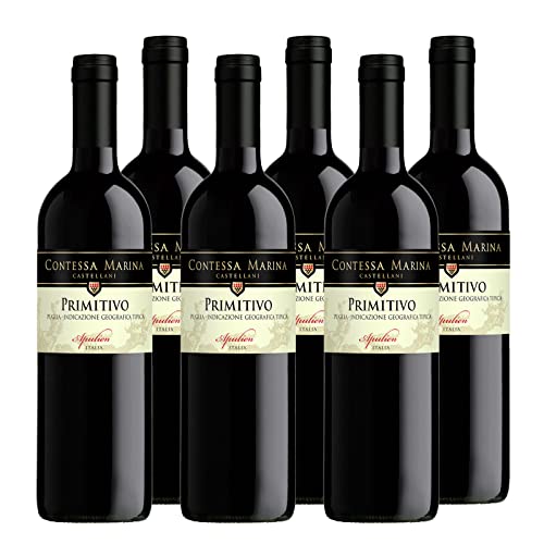 Castellani Primitivo Puglia IGT Contessa Marina (6 x 0.75 l) von Contessa Marina