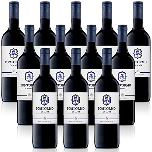 Italienischer Rotwein Chianti DOC Pontorno Castelli del Grevepesa Castelgreve (12 flaschen 37,5 cl.) von Castelli del Grevepesa Castelgreve