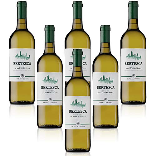 Italienischer Weißwein Vernaccia di San Gimignano DOCG Bertesca Castelli del Grevepesa Castelgreve (6 flaschen 75 cl.) von Castelli del Grevepesa Castelgreve