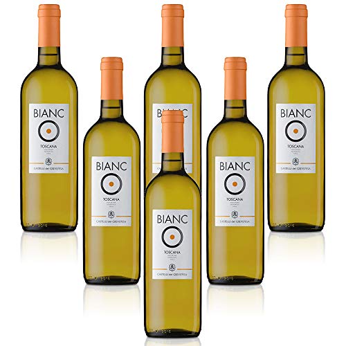 Italienischer Weißwein Vino Bianco di Toscana IGT Bianc O Castelli del Grevepesa Castelgreve (6 flaschen 75 cl.) von Castelli del Grevepesa Castelgreve