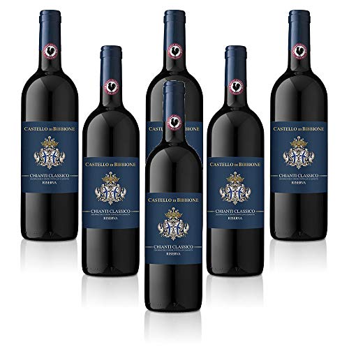 Italienischer Rotwein Chianti Classico DOCG Castello di Bibbione Riserva Castelli del Grevepesa Clemente (6 flaschen 75 cl.) von Castelli del Grevepesa Clemente