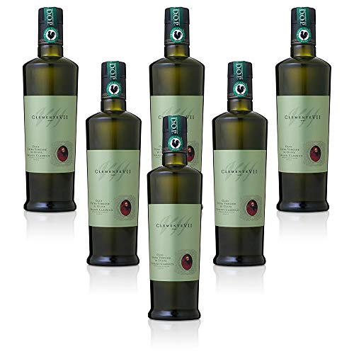 Italienisches Olivenöl extra vergine Olio Extravergine di Oliva DOP Clemente VII Castelli del Grevepesa Clemente (6 flaschen 50 cl.) von Castelli del Grevepesa Clemente
