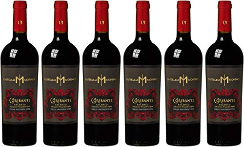 Castello Monaci Coribante Salento IGT 2020/2021 Rotwein trocken (6 x 0.75 l) von Castello Monaci