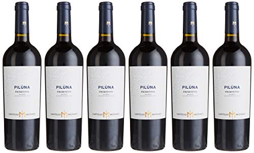 Castello Monaci Primitivo Piluna Salento IGT 2019 Rotwein trocken (6 x 0.75 l) von Castello Monaci