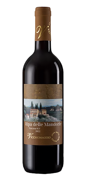 "Ripa delle Mandorle" Rosso Toscana IGT 2022 von Castello Vicchiomaggio