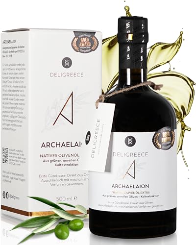Deligreece Olivenöl | Seit 1890 traditionell hergestelltes Olivenöl von Kreta | Extra natives Olivenöl aus unreifen Oliven | Ausgezeichnetes & limitiertes griechisches Olivenöl | 500ml Flasche Deligreece Olivenöl | Seit 1890 traditionell hergestelltes Olivenöl von Kreta | Extra natives Olivenöl aus unreifen Oliven | Ausgezeichnetes & limitiertes griechisches Olivenöl | 500ml Flasche von Deligreece