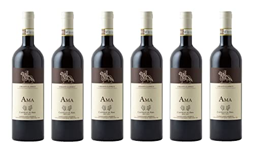 6x 0,75l - 2022er - Castello di Ama - Ama - Chianti Classico D.O.C.G. - Toscana - Italien - Rotwein trocken von Castello di Ama
