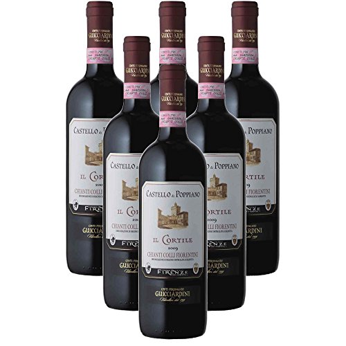 Chianti Colli Fiorentini DOCG Il Cortile Castello di Poppiano - Italienischer Rotwein (6 flaschen 75 cl.) von Castello di Poppiano